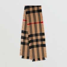 burberry half mega fringe scarf