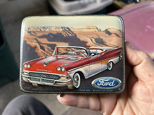1958 58 Ford Skyliner Retractable Novelty box painted by a Russian artist