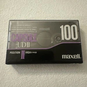 Maxell Kapsel UDX II 100 Min Type II High - Neu Versiegelt - Sehr Selten - Bild 1 von 2