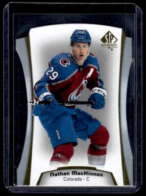 2021-22 SP Authentic Die Cut Nathan Mackinnon Colorado Avalanche #DC-5 - Image 1 of 2