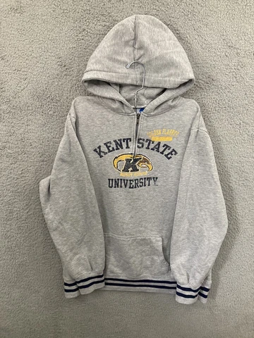 Kent State Golden Flashes Sweatshirt Womens Extra Large Gray NCAA 1/4 Zip Ladies Cover