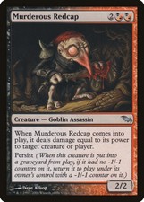Murderous Redcap Shadowmoor PLD Black Red Uncommon MAGIC MTG CARD ABUGames