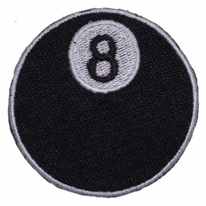8 BALL bestickt Schulter Patch 2-1/2" (3056) - Bild 1 von 1