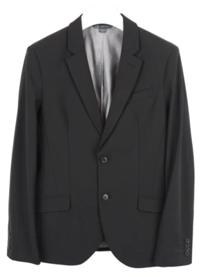 ARMANI EXCHANGE Z-Holiday Blazer Men's (UK) 40 Single Breasted Wool Blend Black - Image 1 of 4