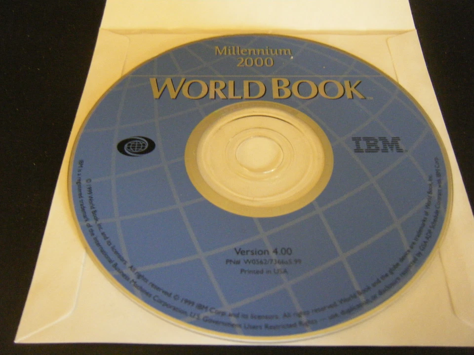 Worldbook - Millennium 2000 - Version 4.00 (PC, 1999) - Disc Only!!! - Image 1 of 1