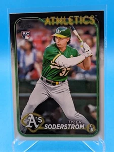 TYLER SODERSTROM - 2024 Topps Series 1 RC Rookie - #244 As Baseball MLB - Picture 1 of 2