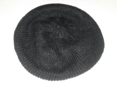  Kate Spade New York Rib Bow Beret Black Women's Size OS - Image 1 of 4