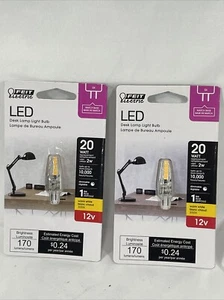 2x FEIT Electric LED Desk Lamp Light Bulb 170 lumens Daylight 20 Watt 12V - Picture 1 of 2