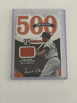 Frank Robinson 2016 Panini Pantheon 500 Home Run Club GU Jersey, /199 - Image 1 of 2