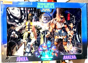 Neca TMNT Teenage Mutant Ninja Turtles II SECRET of the OOZE TOKKA & RAHZAR NEW - Picture 1 of 7