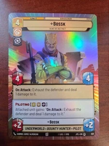 Star Wars Unlimited Jump To Lightspeed Hyperspace Foil Bossk 921 S - Foto 1 di 1