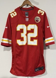 Nike Red On Field Jersey Tyrann Mathieu #32 Kansas City Chiefs Men's Sz M - Foto 1 di 14