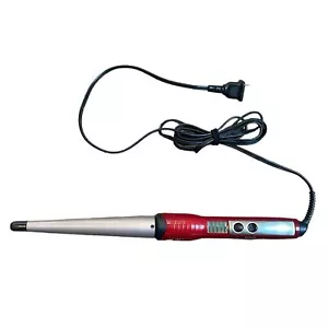 Conair YOU Curl 400F Tourmaline Ceramic Curling Wand Swivel Cord Red - Picture 1 of 7