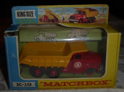 Vintage Matchbox K-19 Lesney Scammell Tipper Truck in Box - Image 1 of 4