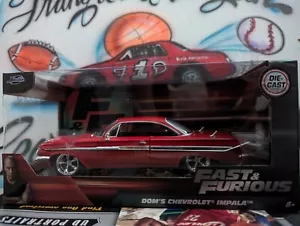 Jada Diecast 1:24 Fast & Furious Dom's Chevrolet Impala - Picture 1 of 4