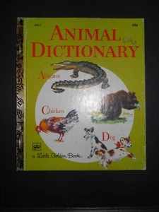 * Collectible BOOK ~ Animal Dictionary ~ a Little Golden Book ~ Hardcover –1975. - Picture 1 of 2