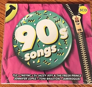 VARIOUS ARTISTS "90's SONGS" BRAND NEW 2017 UK 3CD ALBUM IMPORT - Imagen 1 de 2