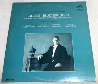 Jussi Bjoerling: Operatic Duets With Robert Merrill - 12" LP LM-2736 Mono NM/VG+ - Image 1 of 4