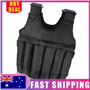 Adjustable 50KG Load Fitness Weight Vest for Strength Training Exercise - Picture 1 of 18
