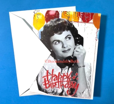 Perry Mason Birthday card, Della Street, Baby Boomer Birthday Card, Magnet