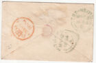 Qv Embossed Penny Cover: Hitchin To St Neots, 12-13 May 1854