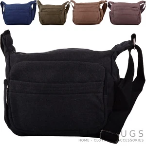 Damen/Herren Leinen Arbeit/Reise/Urlaub Schulter / Klein Kuriertasche - Bild 1 von 16