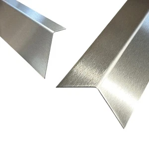 Edelstahl Winkelprofil Kantenschutz VA Winkelprofil Eckwinkel 1500 mm 2,0 mm - Bild 1 von 4