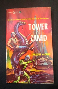 L. Sprague de Camp SIGNED novel TOWER OF ZANID -- 1963 SF paperback -- Viagens - Picture 1 of 5