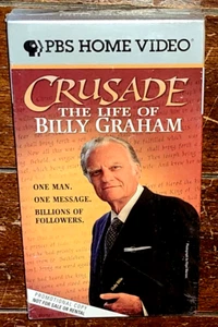 Crusade - the Life of Billy Graham (VHS, 1993, PBS) ~Promotional Copy~ - Picture 1 of 2