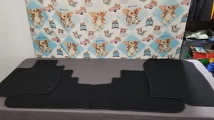 2017-2022 Honda CRV Dark Charcoal Gray Black Carpet Floor Mats 3 Piece Set OEM - Foto 1 di 6