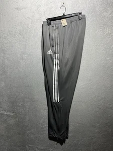 NWT Adidas Size 3X Triple Stripe Gray Tiro Football Soccer Track Pants - Picture 1 of 13