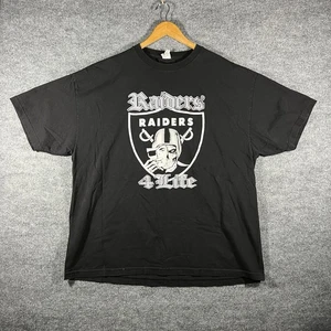 Camiseta De Colección LA Oakland Raiders Nation 4 Life Para Hombres 3XL NFL Doble Cara Y2K - Imagen 1 de 6