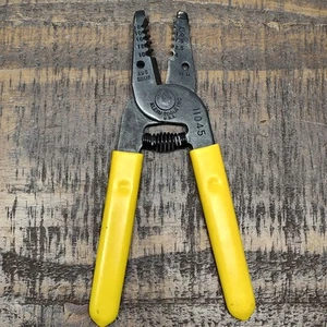 Pelacables/cortador vintage Klein Tools 11045 (10-18 AWG sólido) hecho en EE. UU. - Imagen 1 de 5