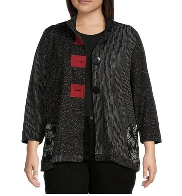 Chaqueta Ali Miles 3x Mujer Túnica Camisa Blusa 3XL Nueva Foto 1 de 4