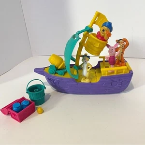De colección 1999 Winnie The Pooh Disney Ahoy There Barco Pirata Juguete Juego Barco Set - Imagen 1 de 14