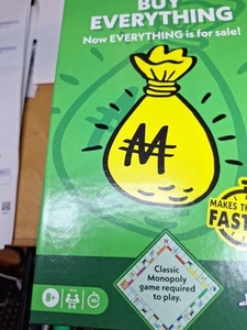 Monopoly Compra Tutto Espansione RICHIEDE Gioco Monopoly Classico PER GIOCARE DV19 - Foto 1 di 11
