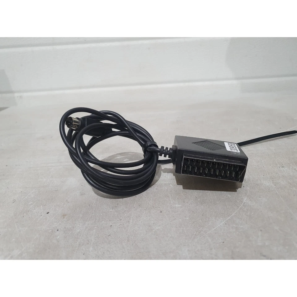 Black SCART Transmitter Cable Flexible for Thomson VS480 Wireless Video Sender - Image 1 of 4