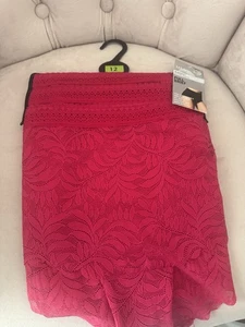 M&S BNWT 3 Pack Pink Lace Full Briefs Knickers Size 12 Knickers BNWT - Picture 1 of 5