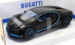 Burago 1/18 Scale Diecast Model Car 18-11040BK - Bugatti Chiron - Black - Picture 1 of 3
