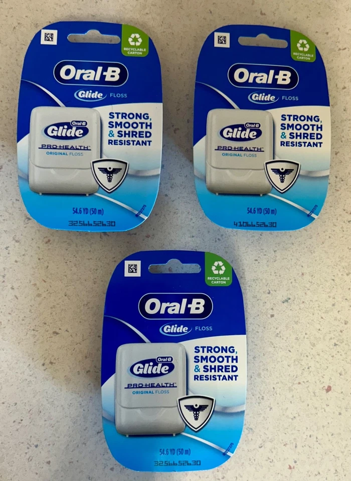 OLD DISCONTINUED VERSION Original Oral-B Glide PRO HEALTH Dental Floss 3 Pack - Image 1 of 1