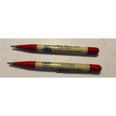 Juego de lápices Boise ID Indian Motorcycle Dealer C1940s Foto 1 de 4