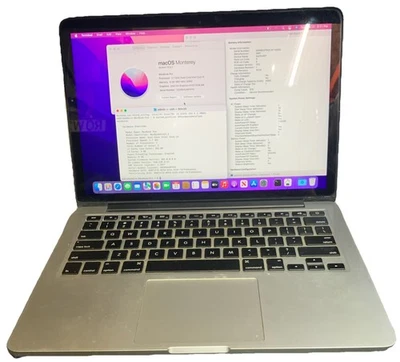 2015 MacBook Pro 13" Laptop, Intel i5-5257U@2.7GHz, 8GB RAM, 128GB SSD, Monterey - Image 1 of 4