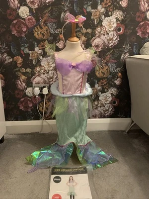 vestito fantasia bambina età 4-6 anni ( Disney Ariel Sirenetta nuovo - Immagine 1 di 4