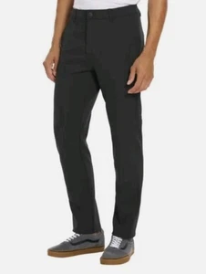 Hurley Men's Pants Performance Stretch Pants Zip Pockets 38x29 Black QUICK SHIP - Picture 1 of 9