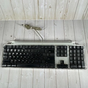 Apple Pro Keyboard Macintosh M7803 Power Mac USB Keyboard Wired Tested Works - Picture 1 of 12