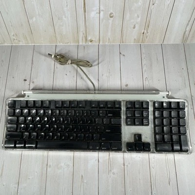 Apple Pro Keyboard Macintosh M7803 Power Mac USB Keyboard Wired Tested Works - Image 1 of 4