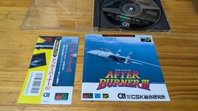 AFTER BURNER III 3 Sega Mega CD with obi Japan Import Free shipping FedEx DHL