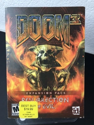Doom 3 Resurrection Of Evil Ex Pack Windows 2000/XP CiB 2005 Activision FPS MINT - Image 1 of 4