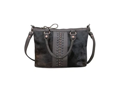 Bolso de Mano American West Western Ocultar Ciudad de Vaca Cabello Atigrado 4138227C Foto 1 de 2