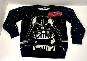 Star Wars Darth Vader | Black Long Sleeve Ugly Christmas Sweater  Kids Size XS - Picture 1 of 6